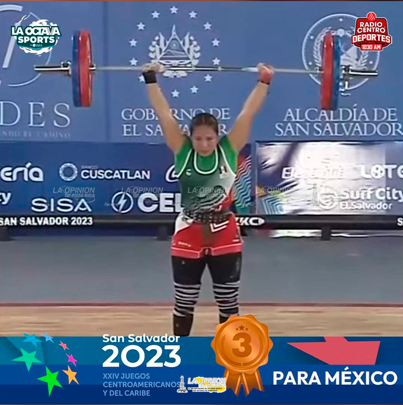 Veracruzana gana medalla en JCC El Salvador, es de Tlalixcoyan