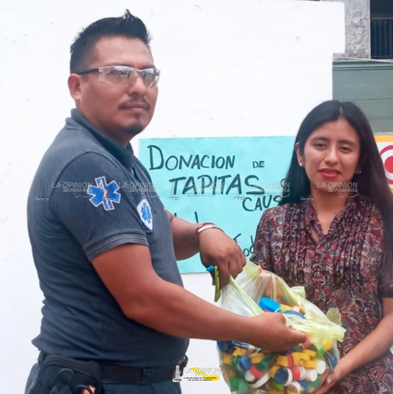 Tuxpeños comienzan<br>recolecta de tapitas