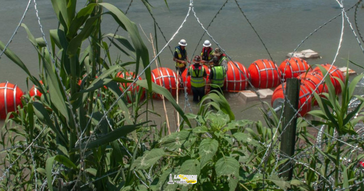México demandará a EE. UU por muro de boyas en el Río Bravo