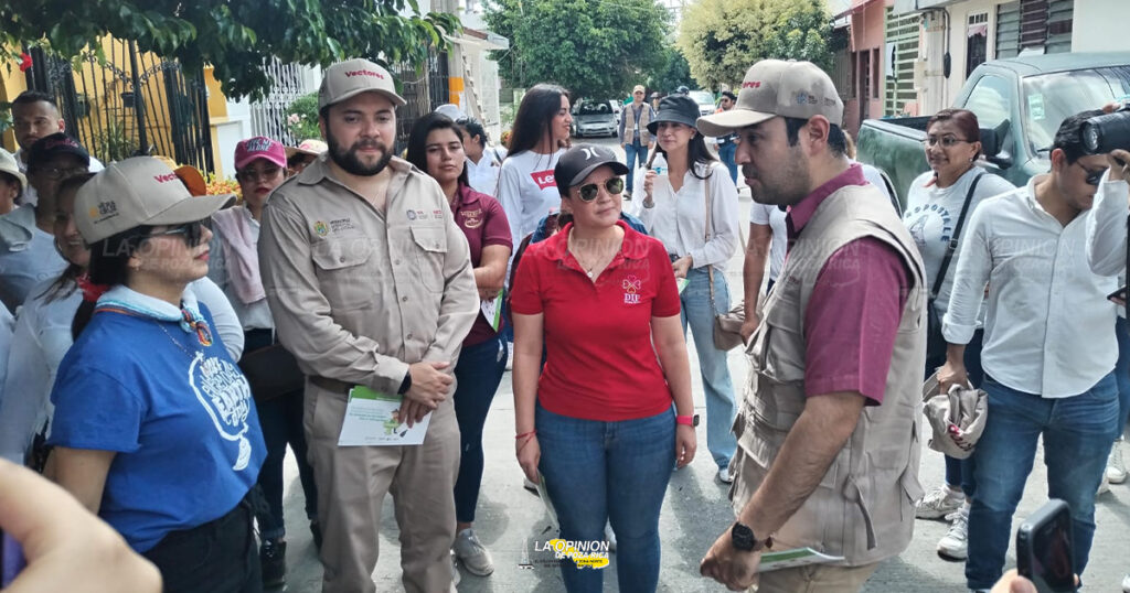 Dan banderazo al Tequio contra Dengue en Poza Rica