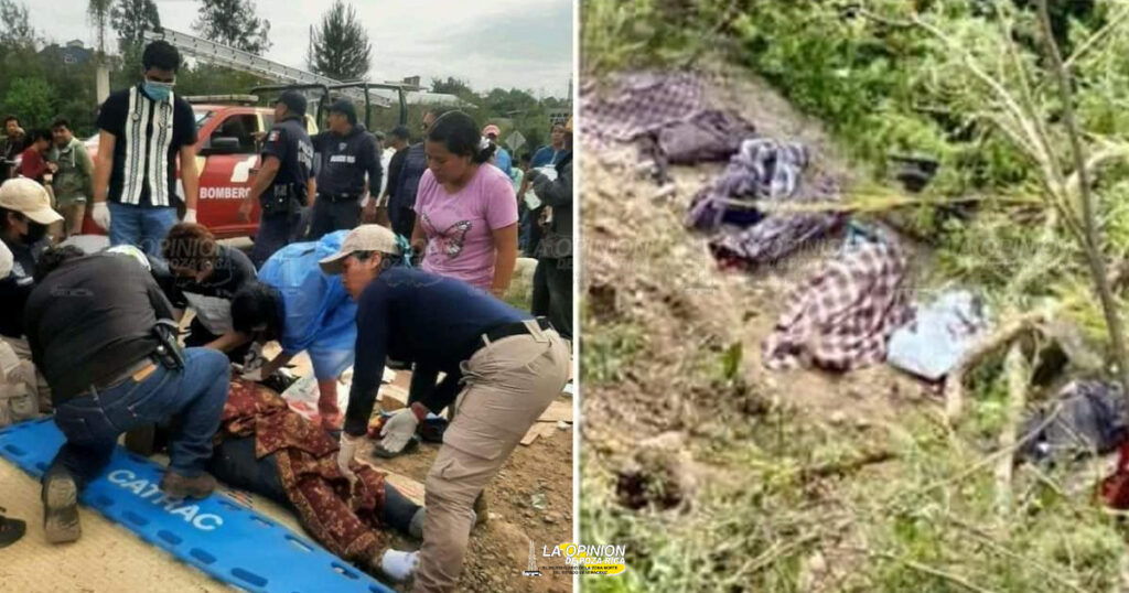 TRAGEDIA EN OAXACA: VOLCADURA DE AUTOBÚS DEJA 26 MUERTOS