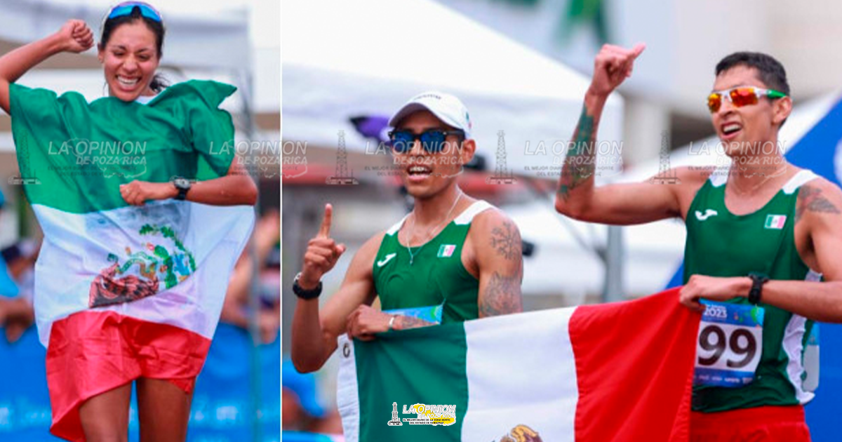 México consigue doble oro y bronce en caminata de Centroamericanos