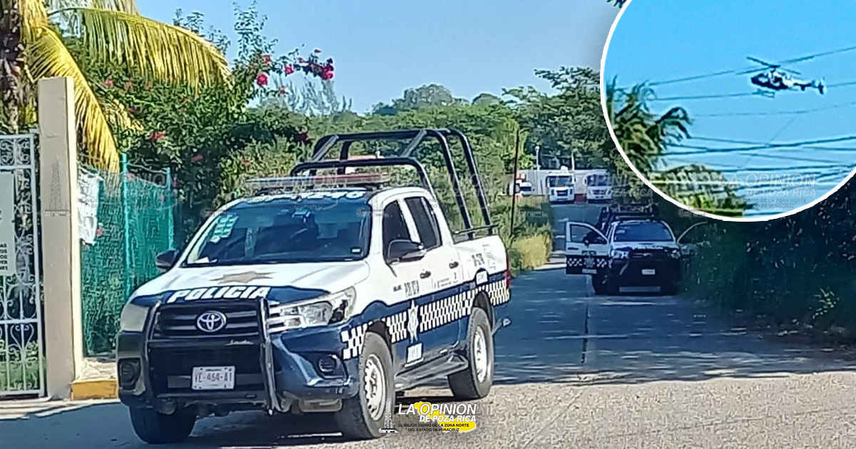 ¡Balacera en Poza Rica!