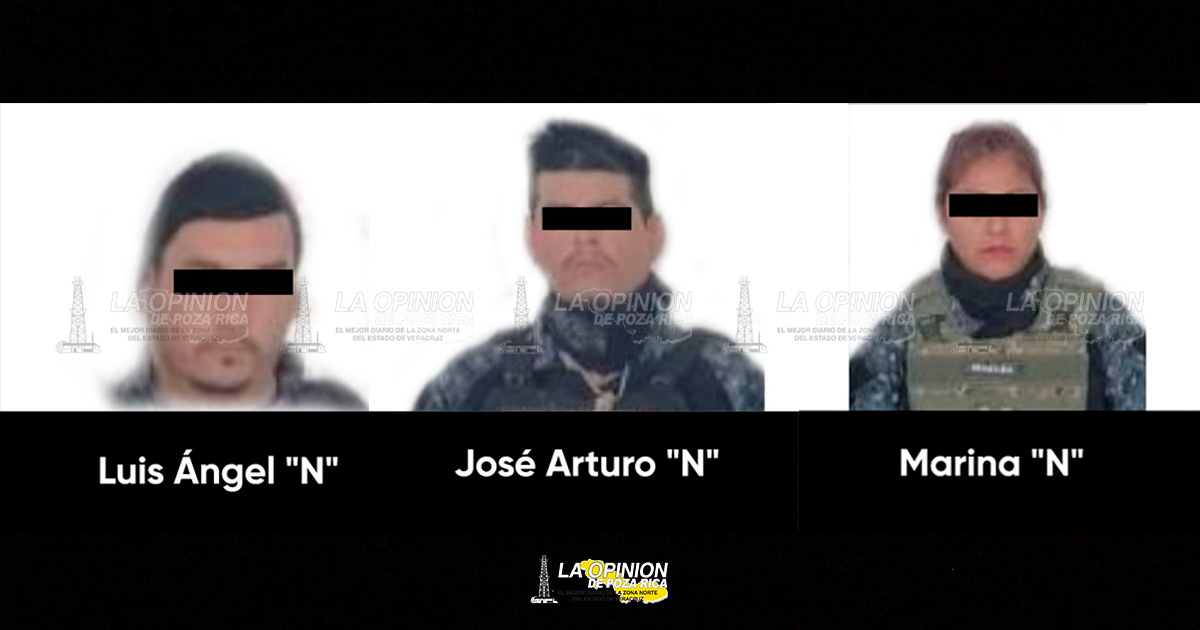 Atrapa SSP a dos hombres y una mujer con armamento y dosis de cristal