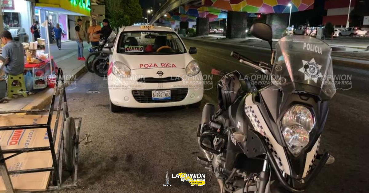Taxista detenido por agredir a comerciante