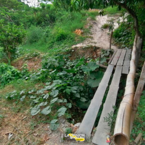 Lluvias forman enorme socavón en la Lizardi