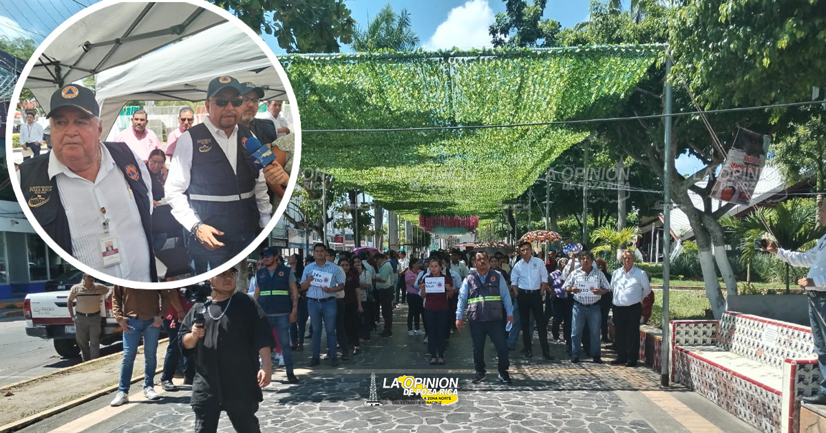 Evacuan a 521 personas por simulacro de sismo