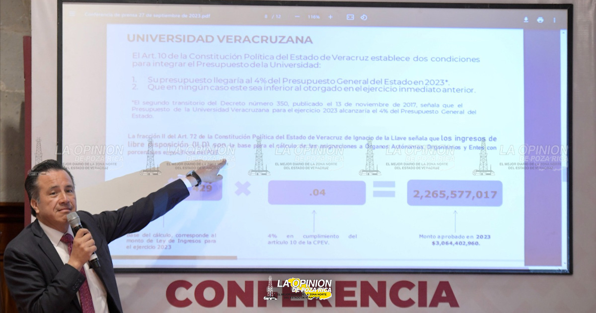 UV, la única universidad sin deuda del país