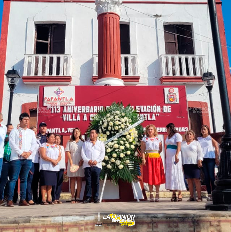 Celebran 113 aniversario de Papantla como ciudad