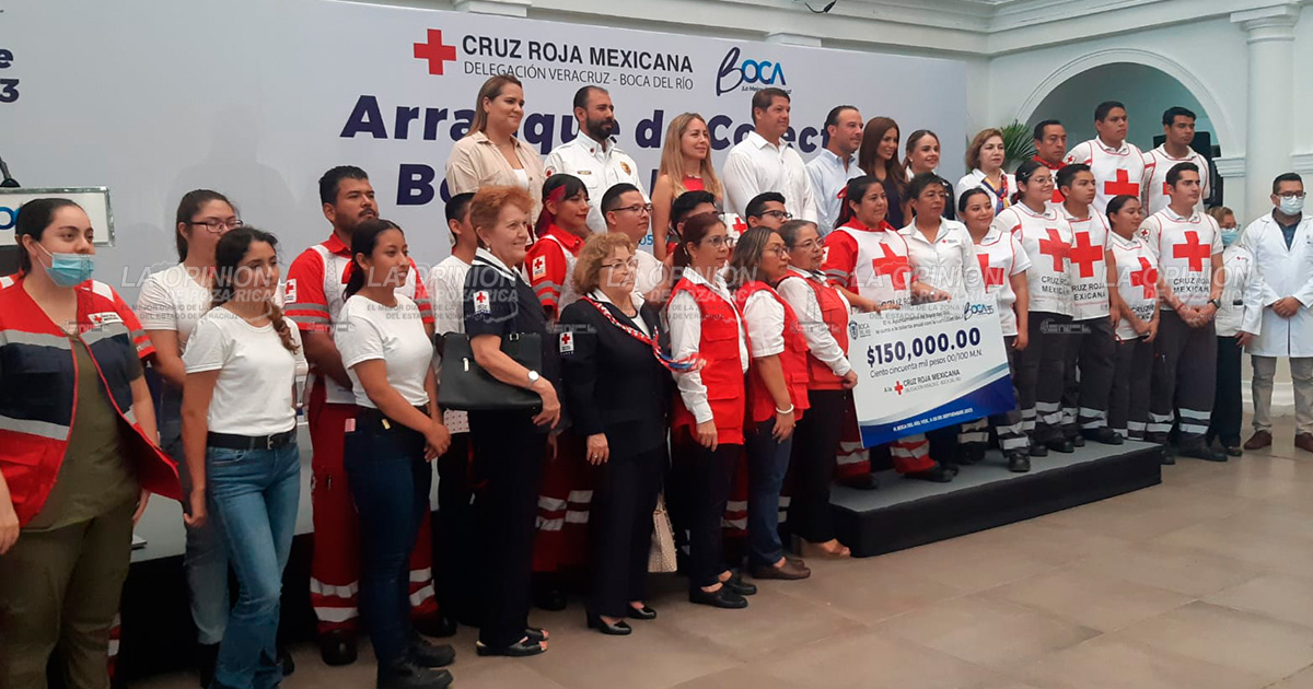 Boca de Río colectará recursos para Cruz Roja en parques y unidades deportivas