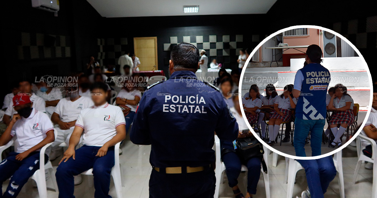 Llevará Seguridad Pública jornada de concientización contra las adicciones a mil 550 estudiantes