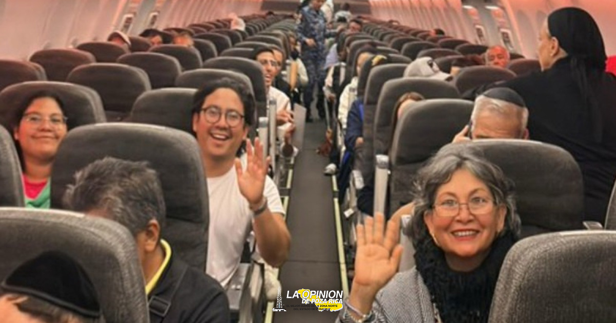 Son 135 mexicanos rescatados de Israel
