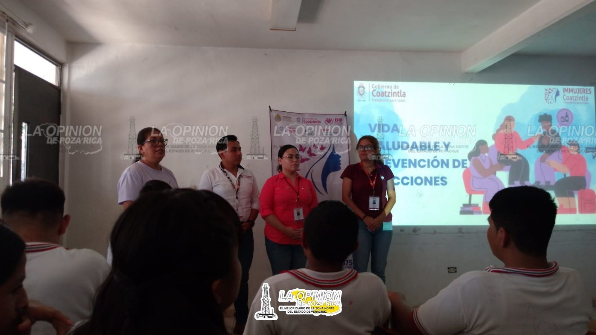 Previenen consumo de drogas en planteles educativos