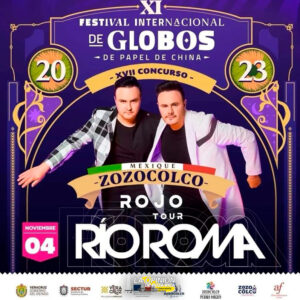 Río Roma se presentará el 4 de noviembre