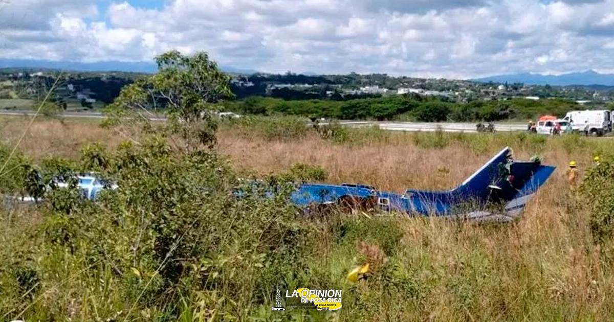 Accidente de avión en aeropuerto El Lencero