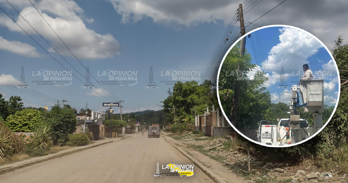 Dan mantenimiento a luminarias públicas de Corralillos