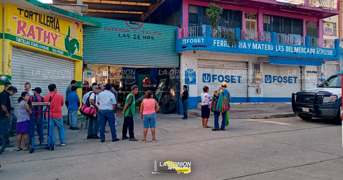 ¡Matan a comerciante acayuqueño!