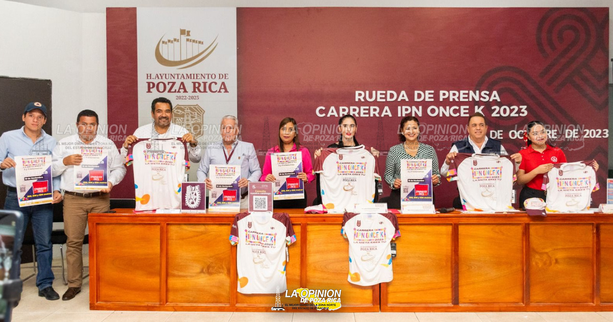 Alistan la Carrera IPN Once K 2023 en Poza Rica