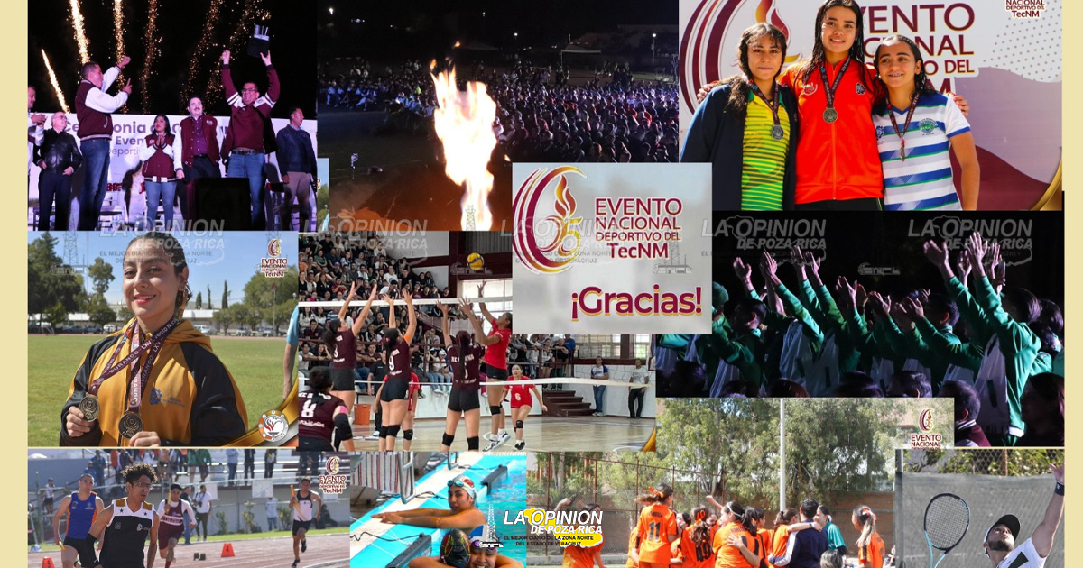 Llega a su fin la fiesta deportiva TECNM 2023 en Durango