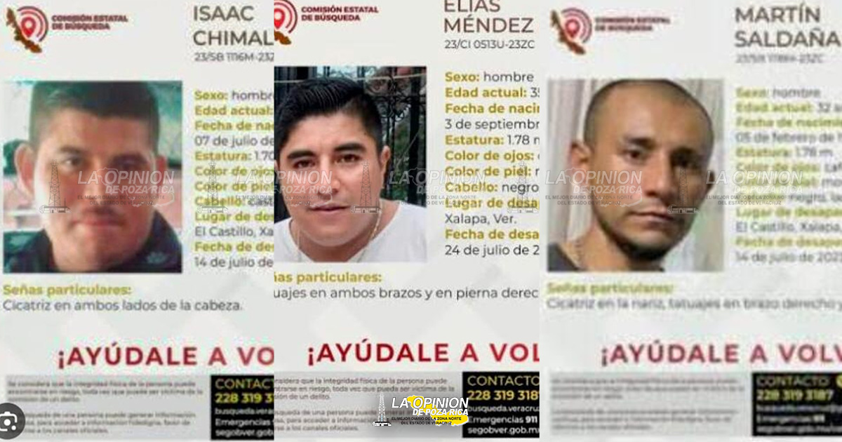 Hallan muertos a Policía Estatal y hermanos desaparecidos en Xalapa
