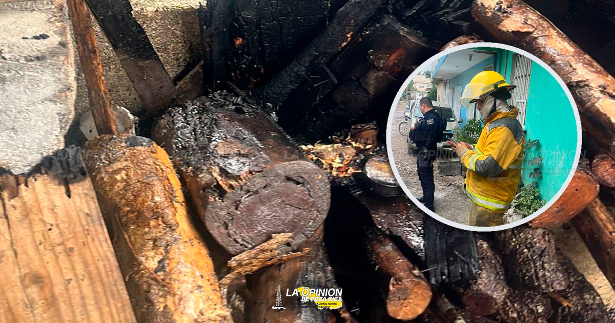 ¡Se incendia casa habitación!