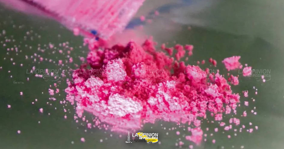 Alertan por incremento de intoxicaciones por cocaína rosa