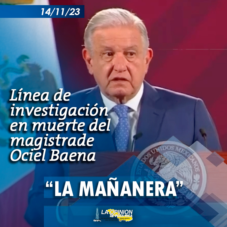 La 'Mañanera' hoy en vivo de López Obrador: Temas de la conferencia del 14 de noviembre de 2023