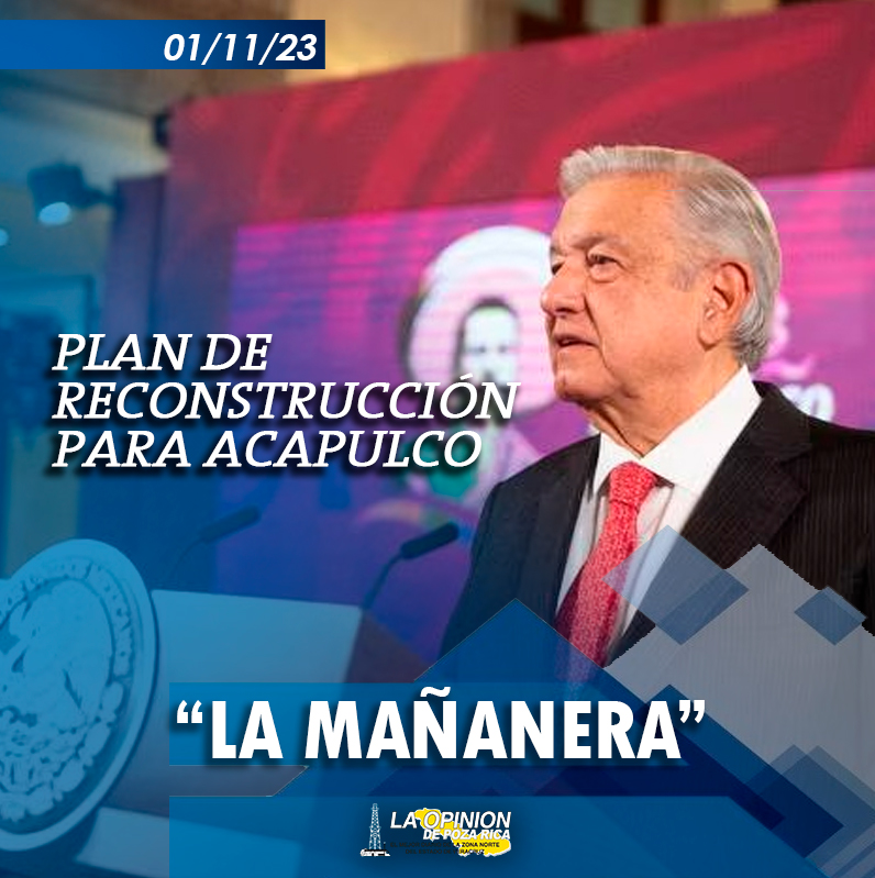 La 'Mañanera' hoy de López Obrador: Temas de la conferencia del 1 de noviembre de 2023