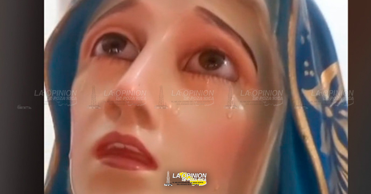 Llora Virgen de El Chanal en Colima