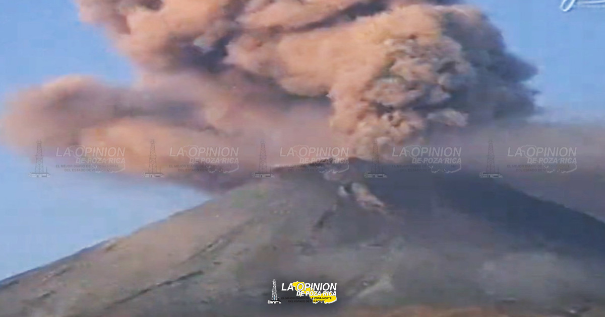 Impacta la intensa actividad en el Popocatépetl; así se ve desde Puebla