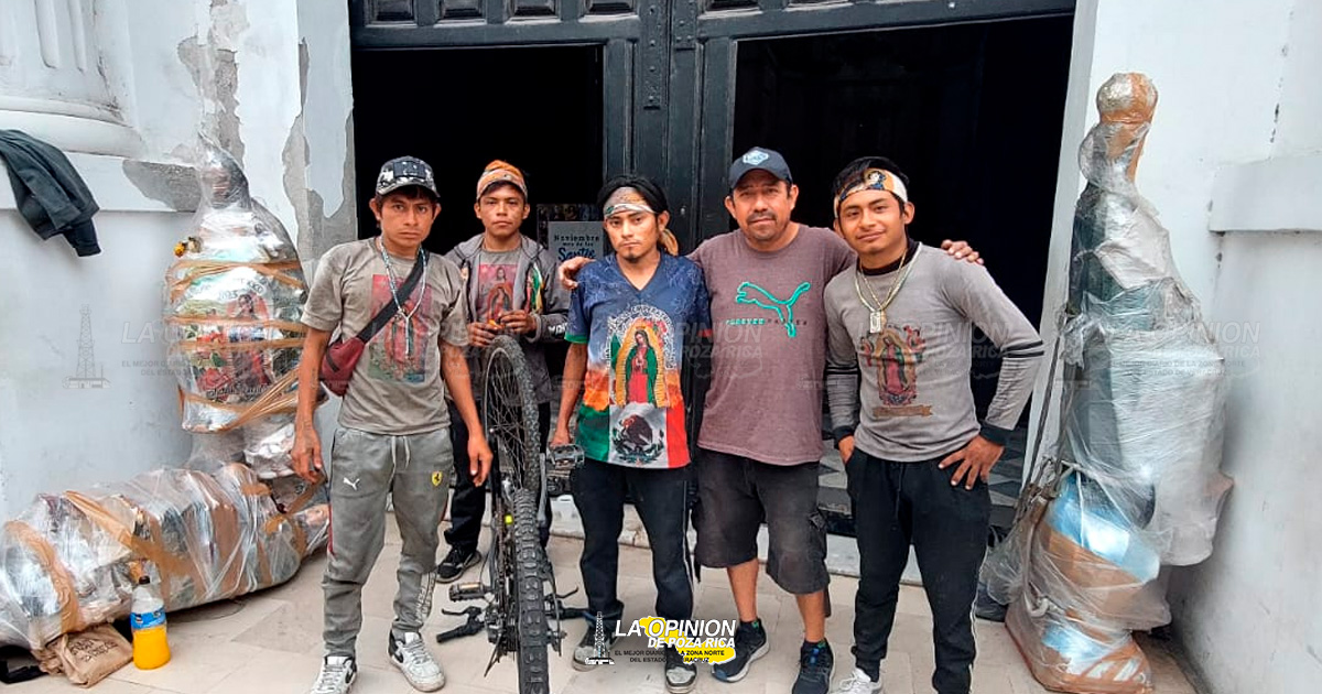 Roban en Veracruz puerto bicicleta a peregrinos yucatecos
