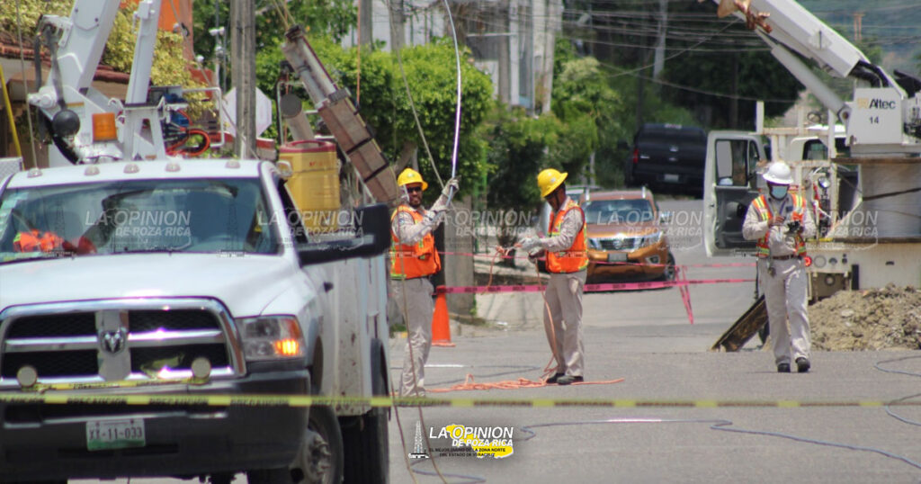 CFE anuncia que suspenderá el servicio en colonias de Poza Rica