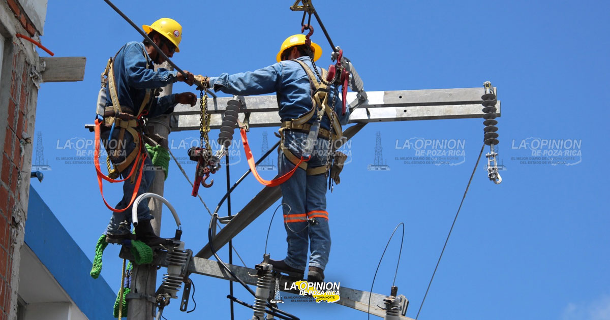 CFE anuncia que suspenderá el servicio en colonias de Poza Rica