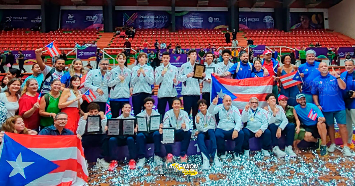 Puerto Rico, campeón en el Gimnasio Municipal de Poza Rica