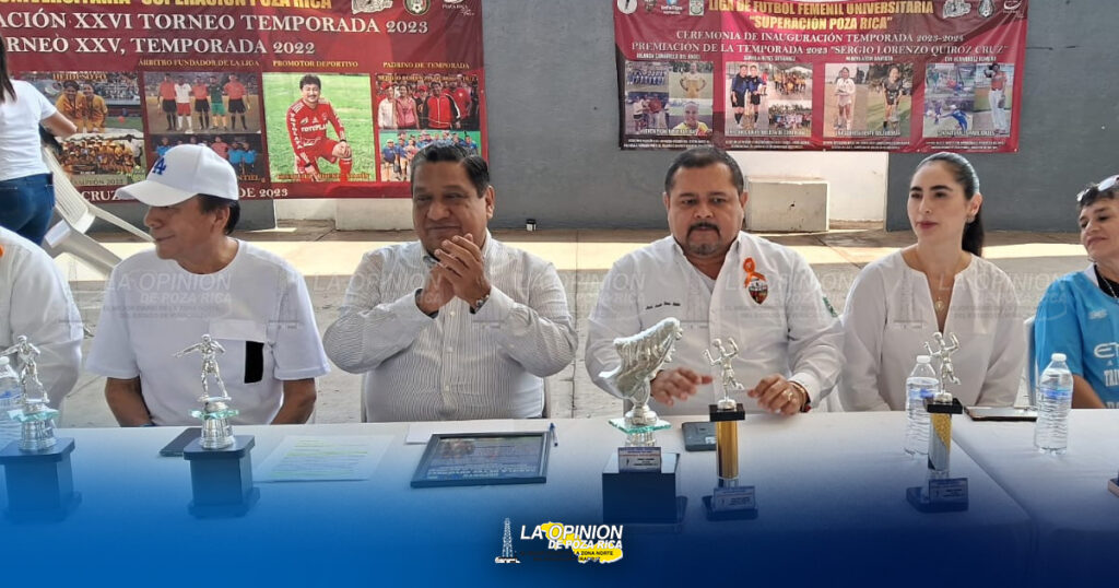 Inauguran torneo de la liga femenil