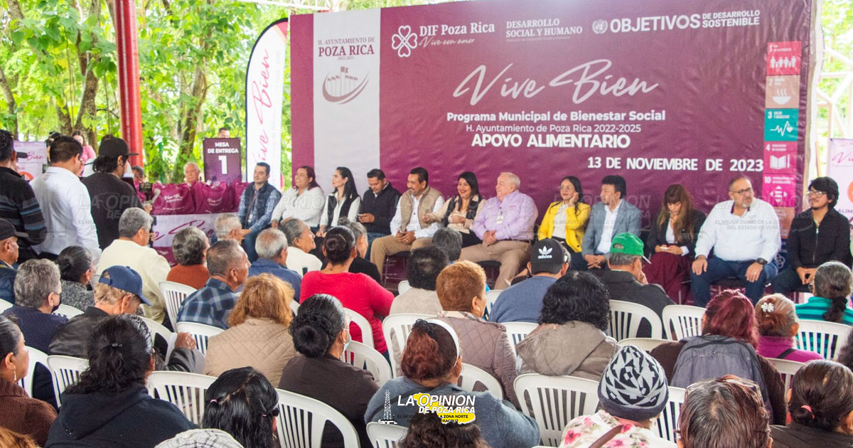 Arranca segunda entrega de apoyos alimentarios de Vive Bien