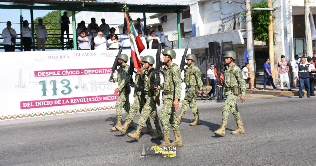 Celebra Poza Rica aniversario de la Revolución Mexicana