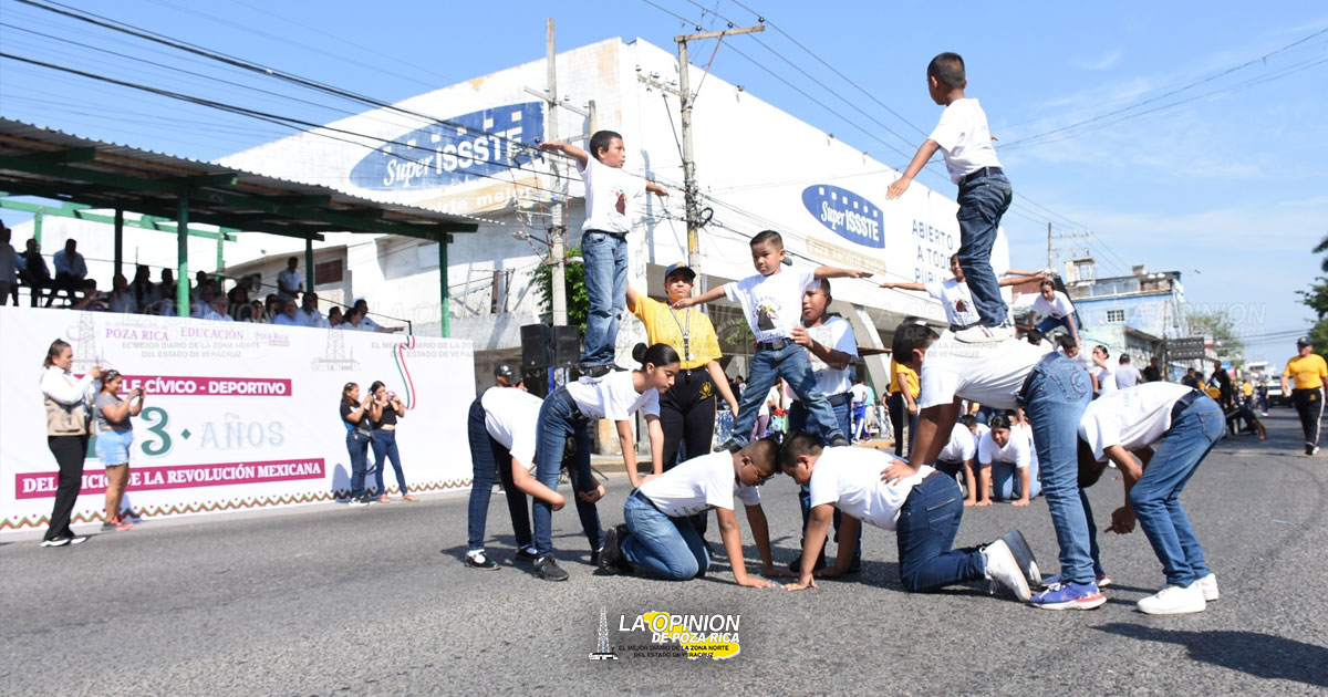 Celebra Poza Rica aniversario de la Revolución Mexicana