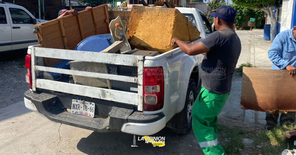 Destruyen dos toneladas de cacharros en La Petromex