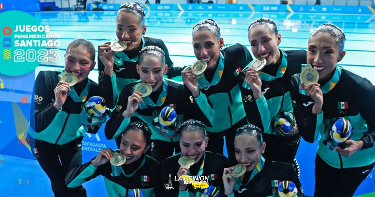 México hace historia en natación artística y consigue boleto para París 2024