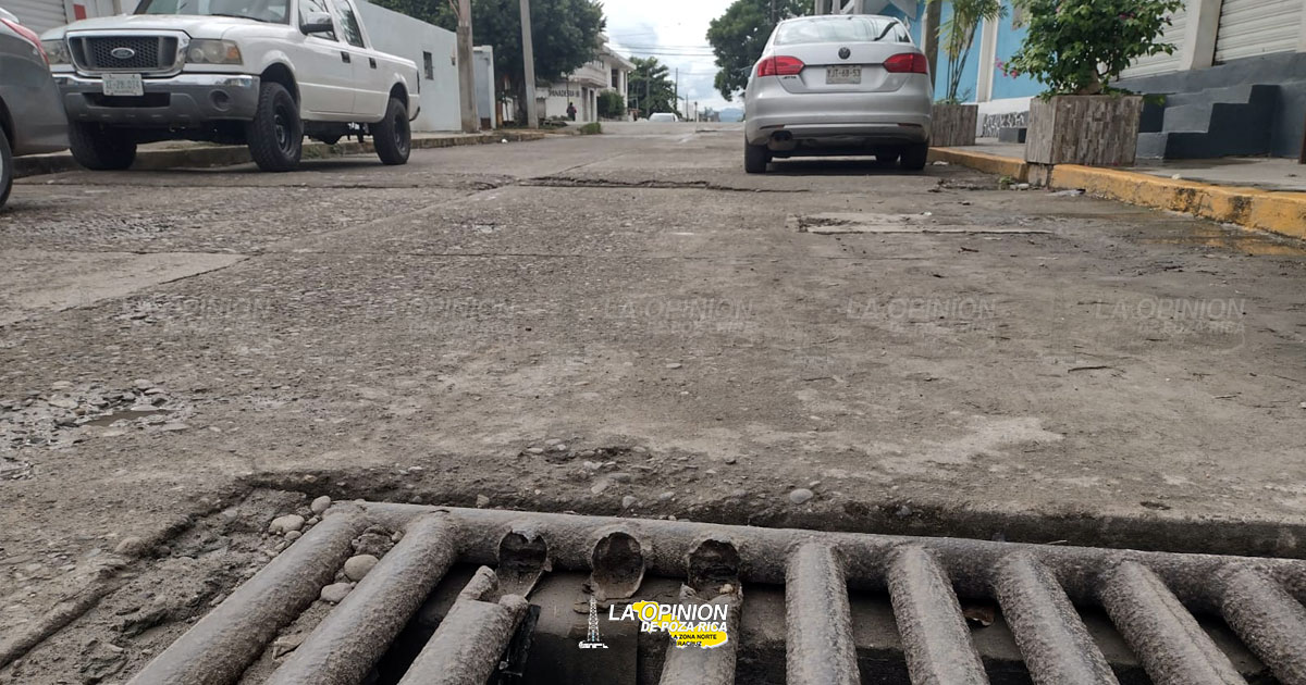 Rejilla peligrosa, riesgo de accidentes