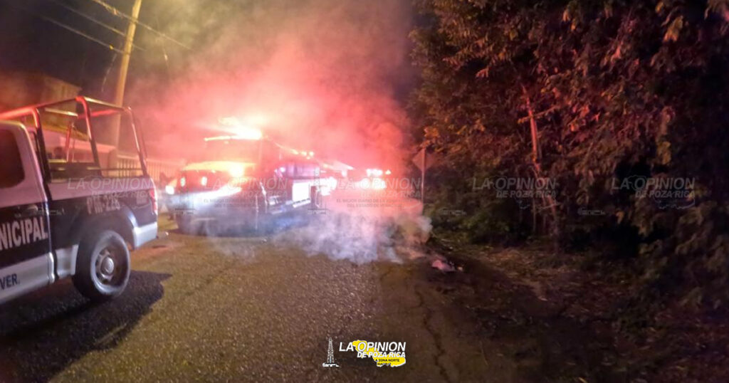 Se incendia vivienda por cortocircuito