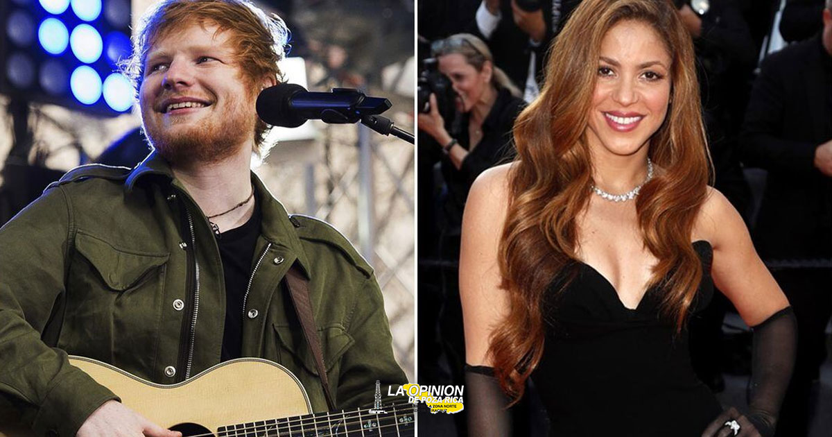 ¡A romper el internet! Ed Sheeran prepara colaboración con Shakira