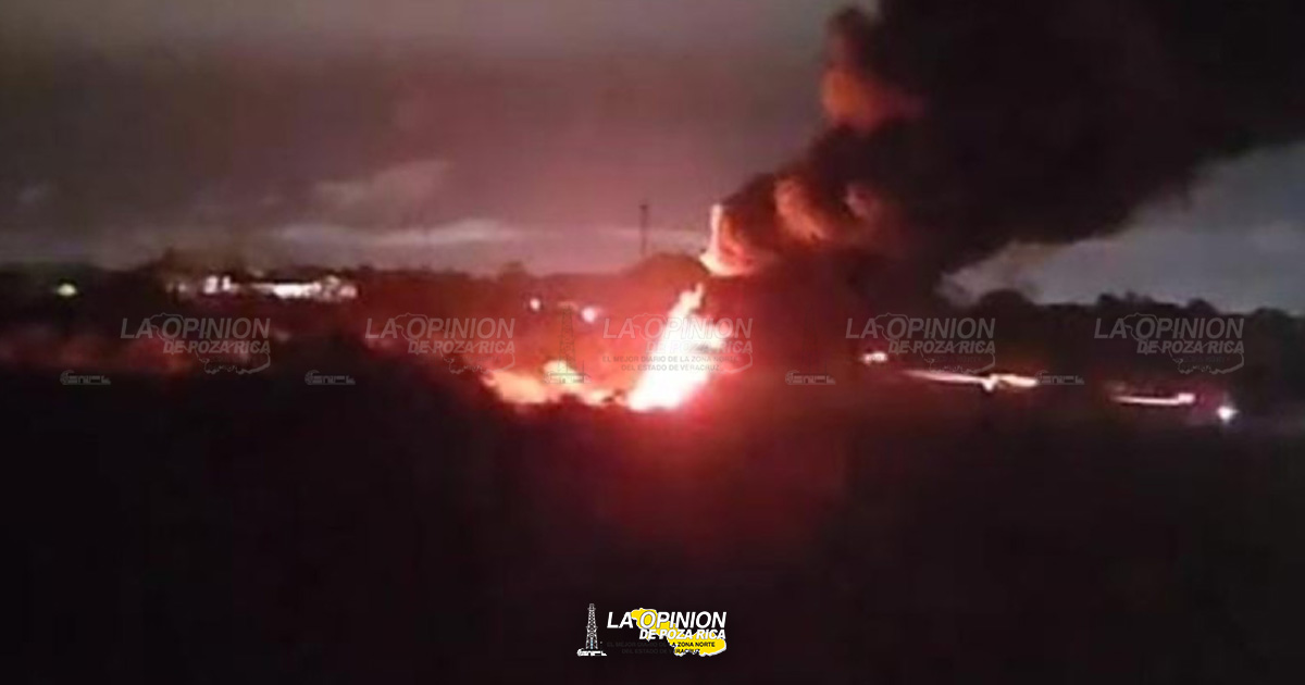 Alerta en Tamaulipas por incendio en ducto de Pemex