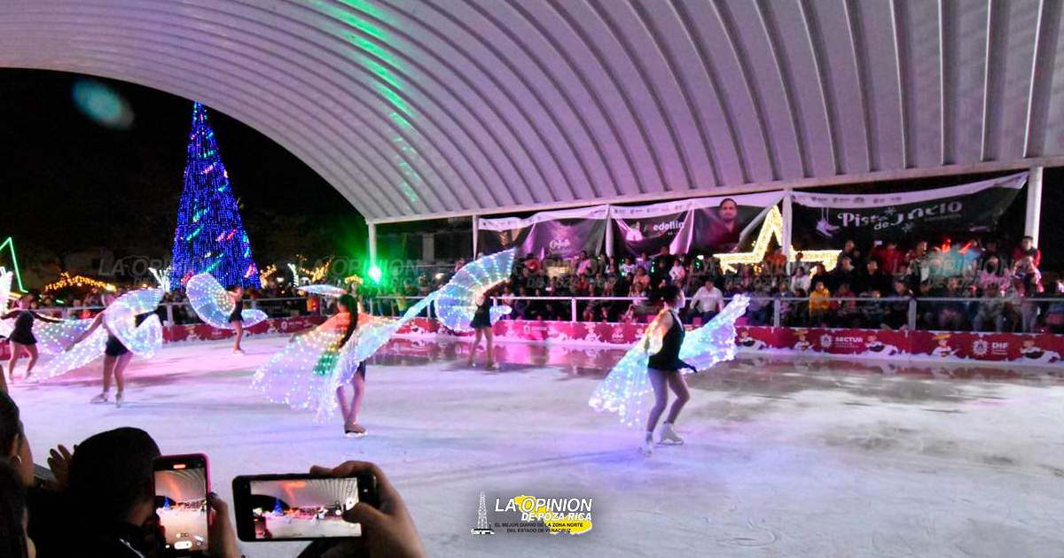 Por primera vez Medellín de Bravo tiene pista de hielo dentro de la Villa Navideña
