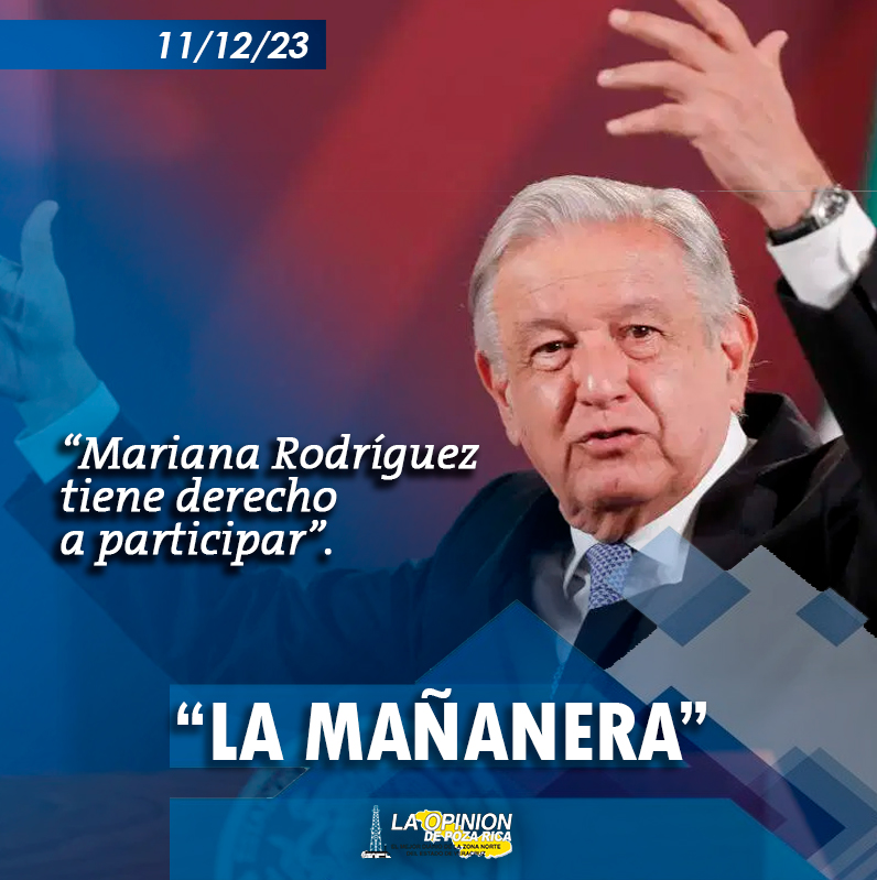La 'Mañanera' hoy en vivo de López Obrador: Temas de la conferencia del 11 de diciembre de 2023