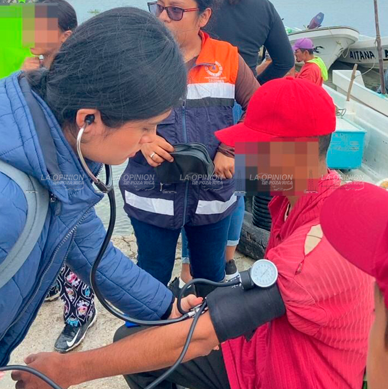 Rescatan pescadores de morir ahogados