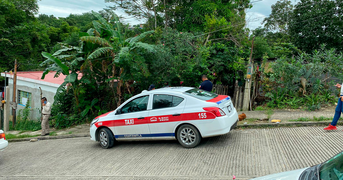 Taxista se priva de la existencia en domicilio