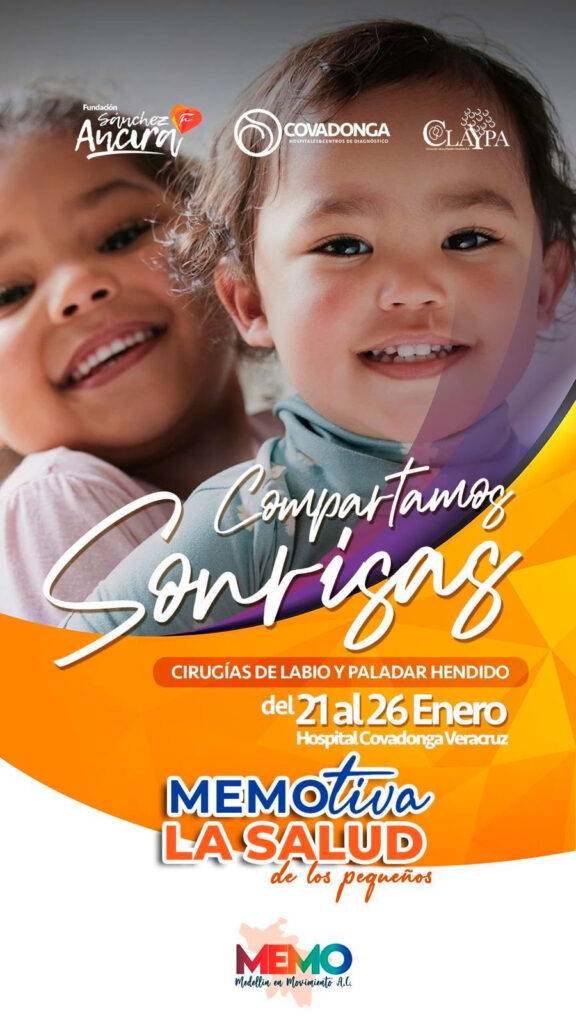 AC brindará operaciones gratuitas de labio leporino y paladar hendido en Medellín de Bravo