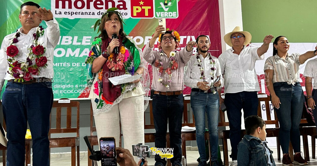 Rocío Nahle, visita Espinal